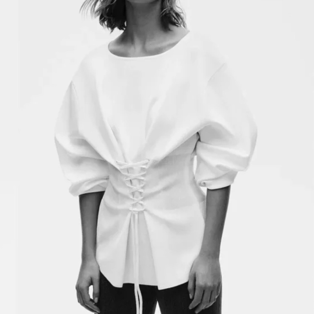 ZARA Corset Sweater